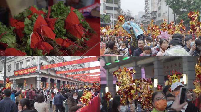 广东春节，元宵行通济