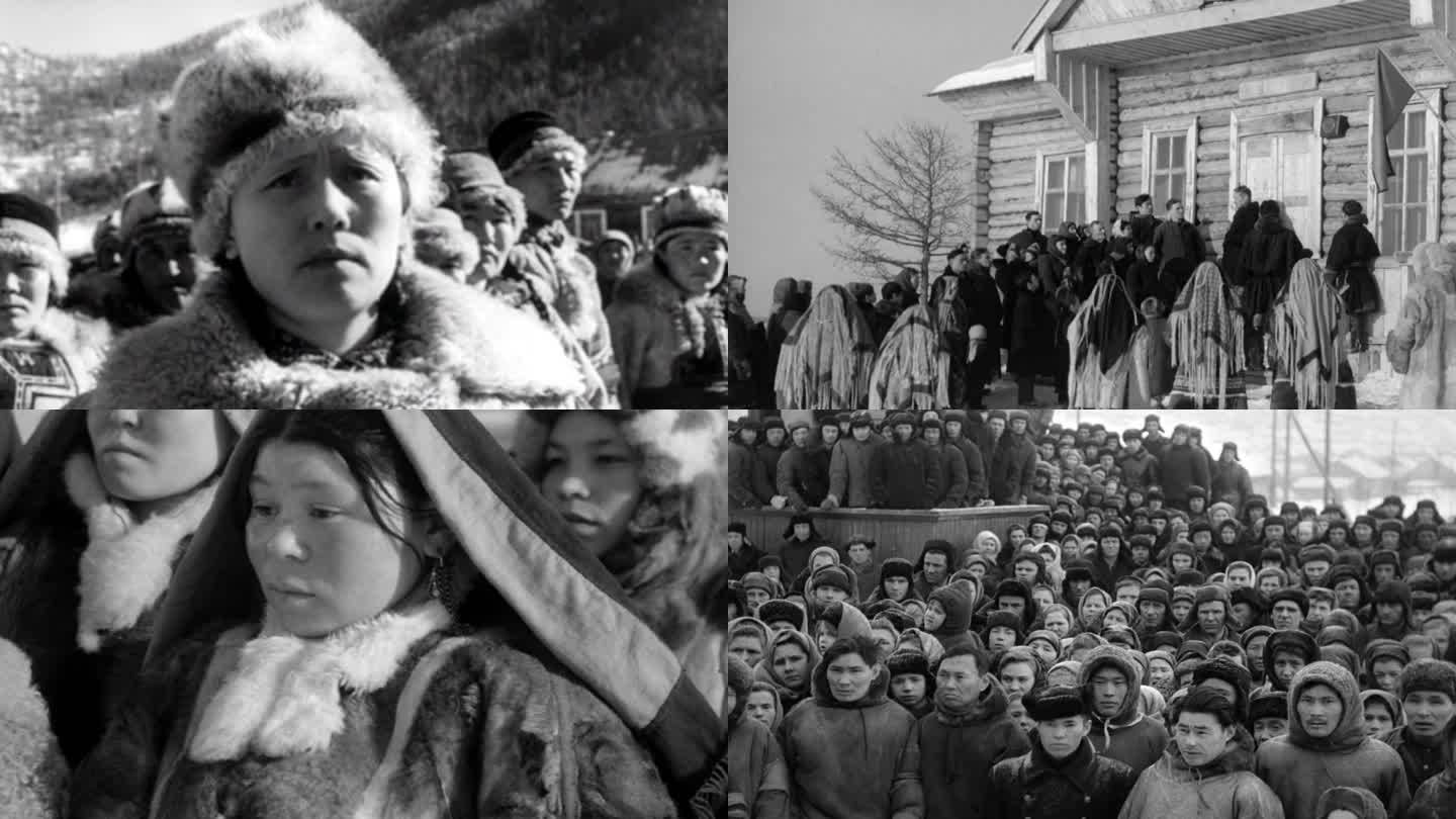40年代俄罗斯族鄂伦春族赫哲族少数民族
