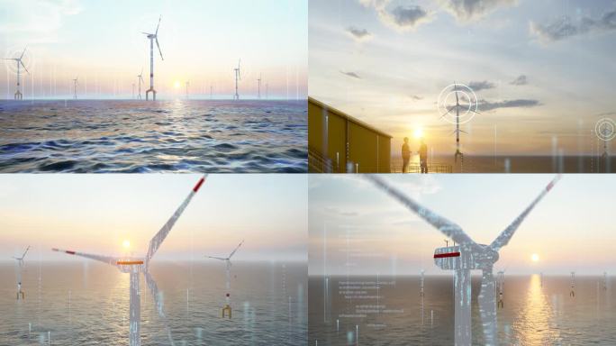 4K海上风电科技新能源合集
