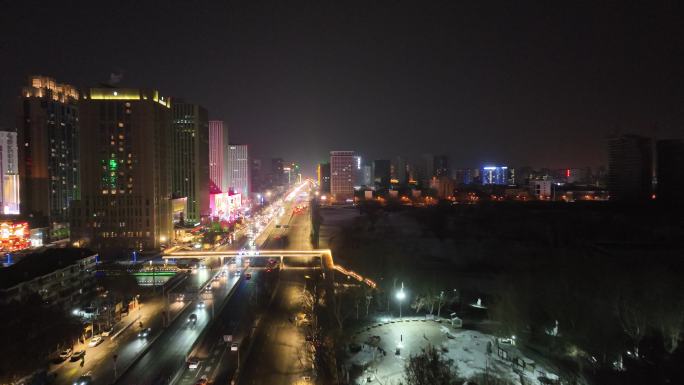 石家庄槐安路夜景