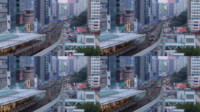 香港下班高峰地铁延时