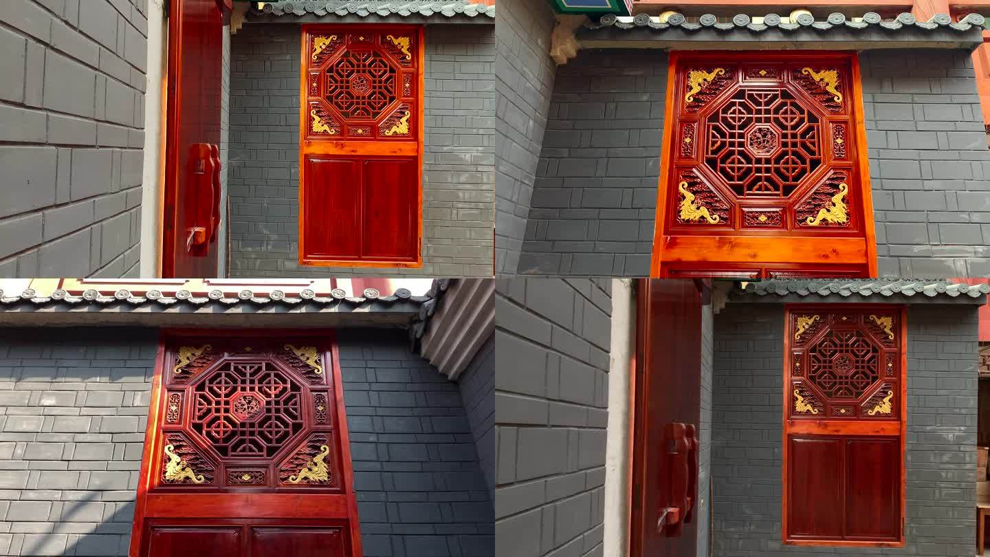 中式门扇木质