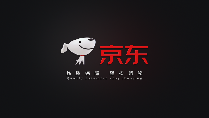 光线描边简洁演绎logo