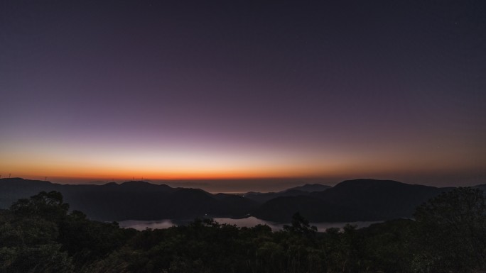 江门台山 银河转日出 延时4k