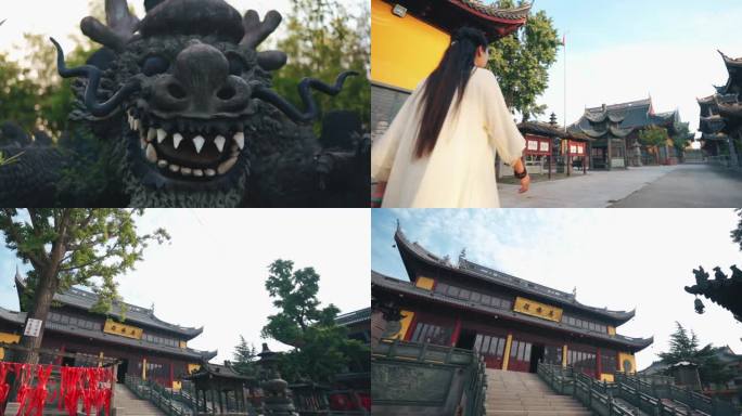 上海青龙古寺 寺庙 万佛殿