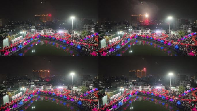 广东普宁大长陇贺灯大巡游