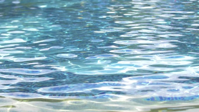 波光粼粼水波纹 游泳池反射
