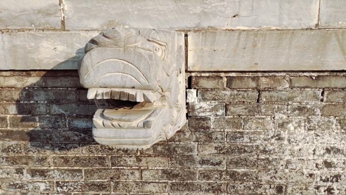 龙头 龙嘴 装饰物 古建筑 建筑 寺庙