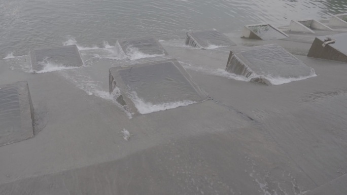 拦水堤坝 索尼S-log3模式拍摄