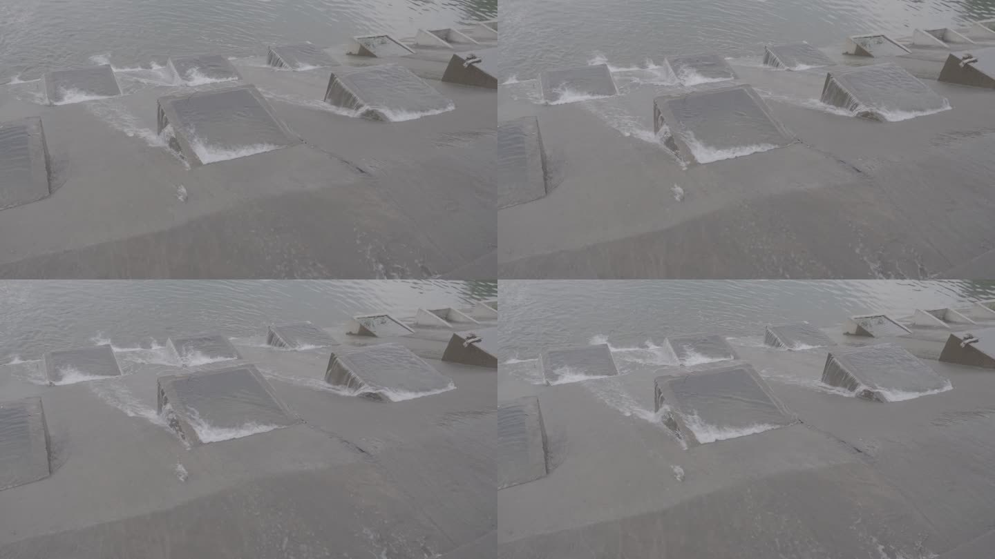 拦水堤坝 索尼S-log3模式拍摄