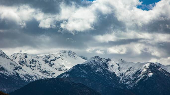 雪山延时