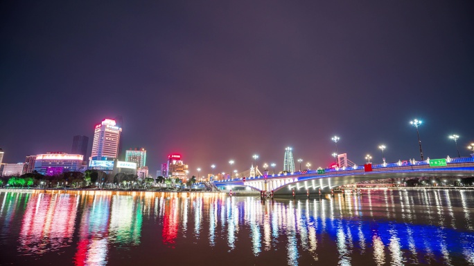 8K延时 宁波 三江口 夜景