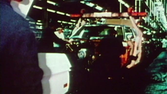 70年代美国底特律通用汽车工厂