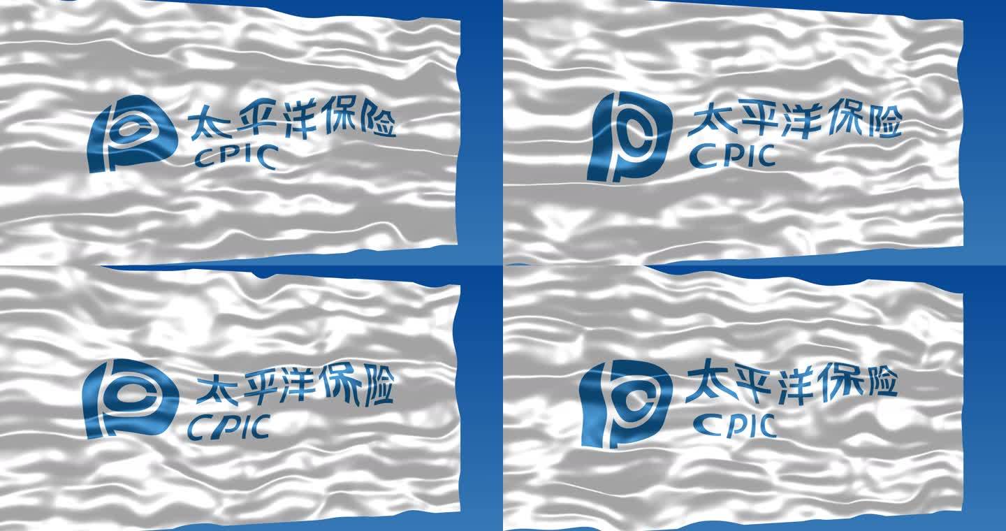 太平洋保险太平洋保险中国太保太保旗帜飘扬