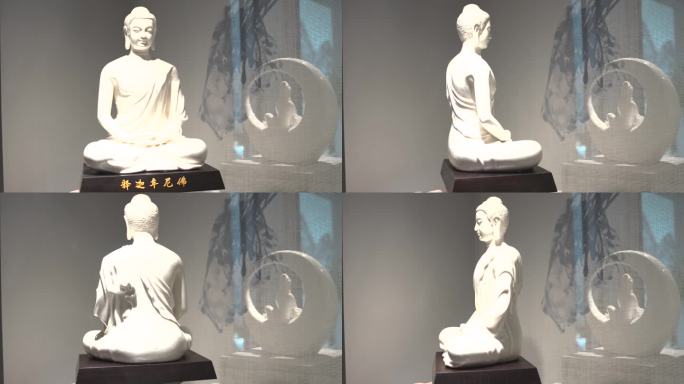 陶瓷雕塑制作工艺烧制佛像文化释迦摩尼瓷器