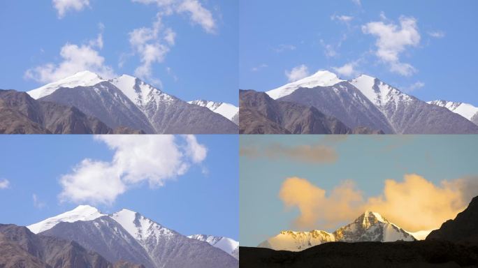 新疆昆仑山脉雪山