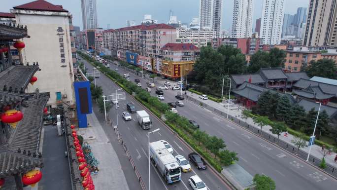 沈阳北顺城路上的西北角楼