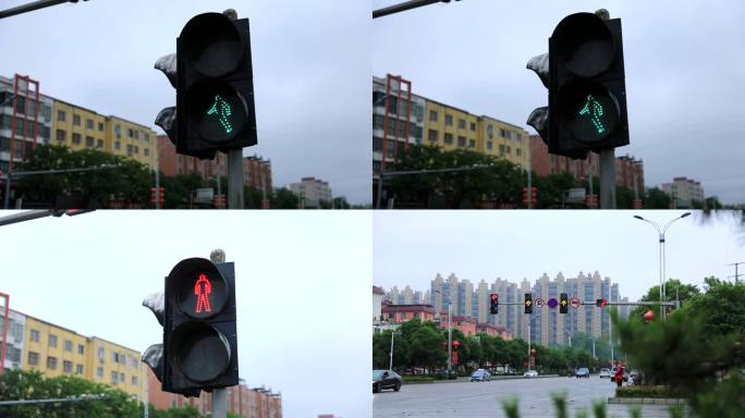 红绿灯 红绿灯倒计时 交通信号灯 文明城
