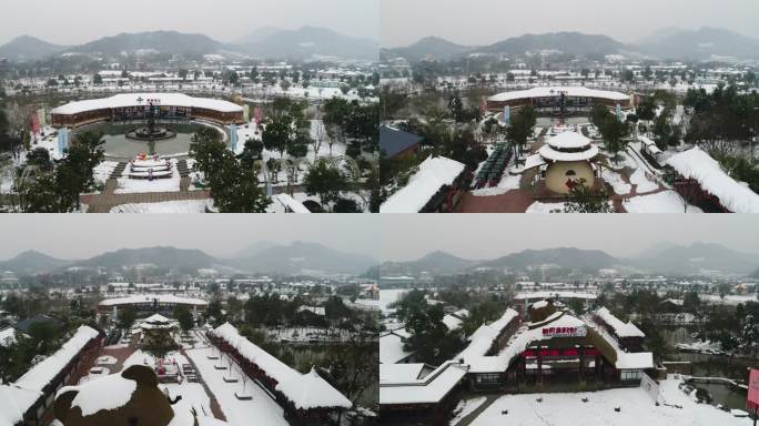 安吉熊出没乐园雪景