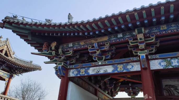 原平 天涯山 石鼓寺 冬天旅游 古建筑