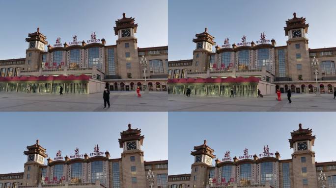 北京站站前广场客流