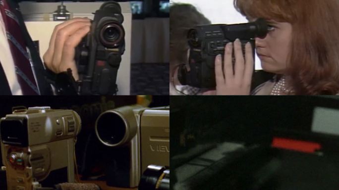 上世纪便携式袖珍摄像机录像机