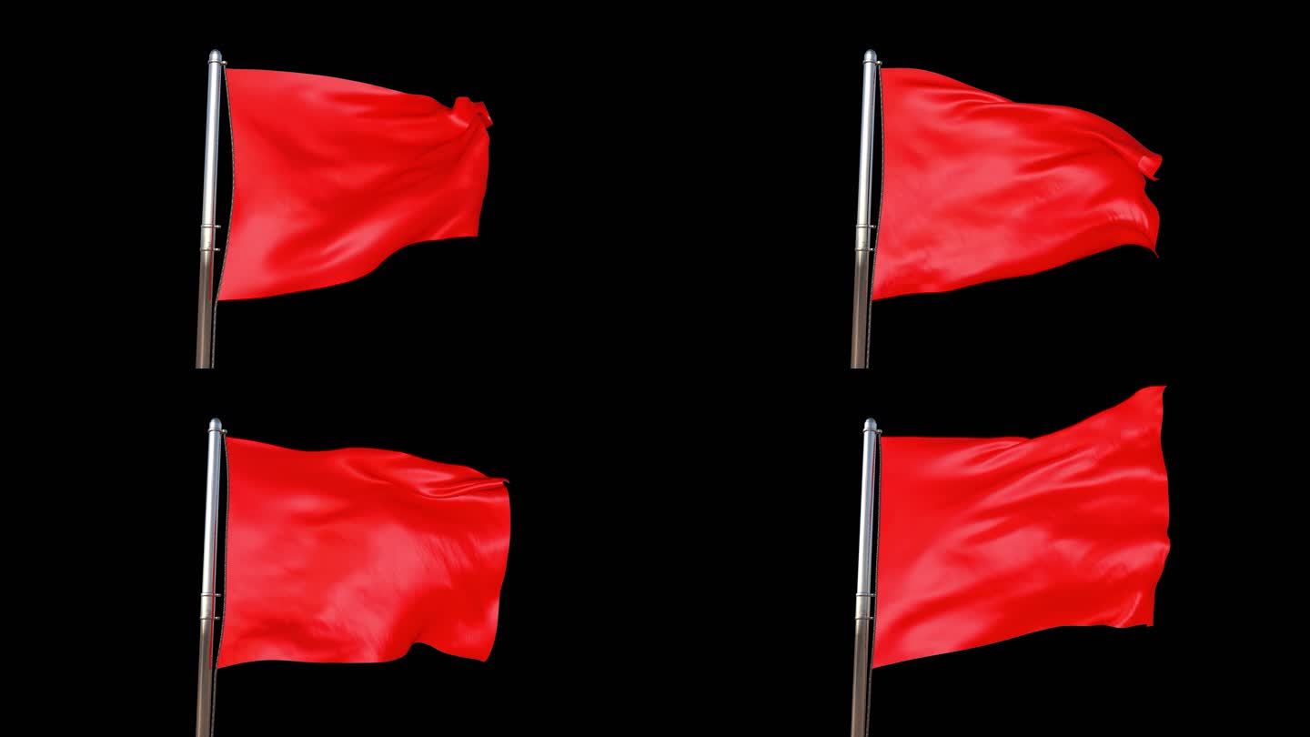 红色旗帜 4K