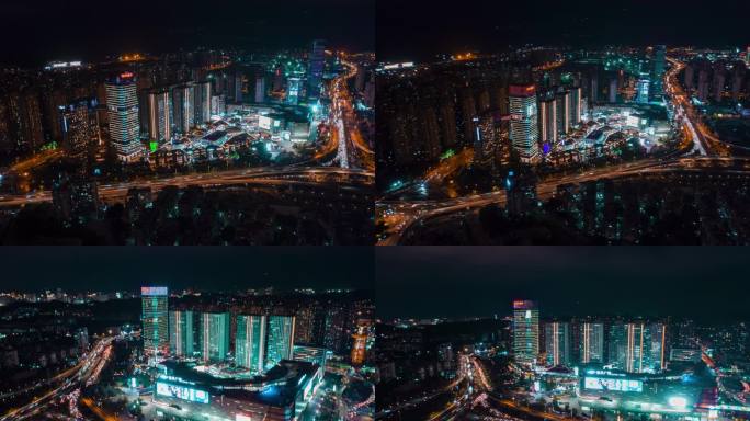 福州泰禾城市高级大气夜景延时