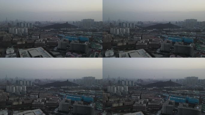 南京全景标致建筑4K航拍原素材