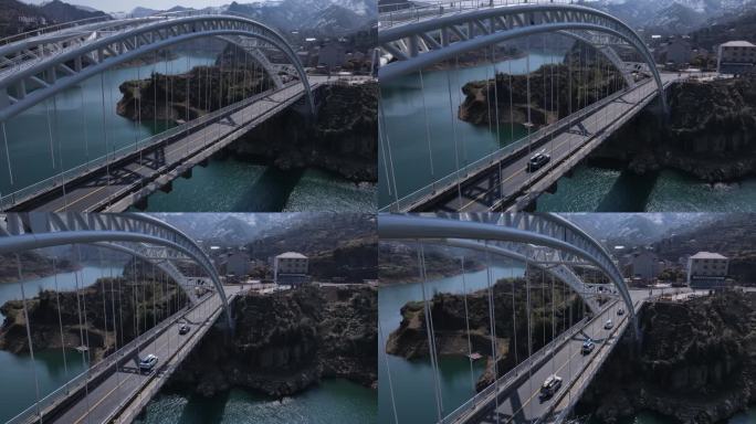 旅行浙西大峡谷水库过桥
