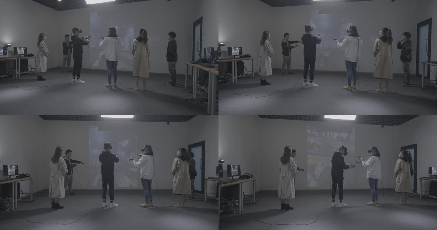 【4K灰度】大学生虚拟现实体验VR游戏