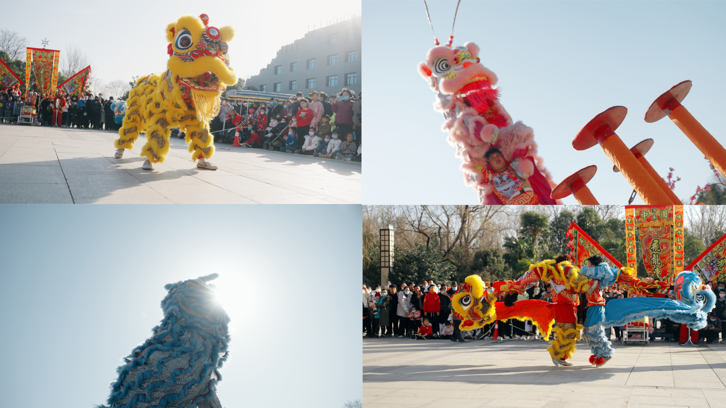 舞狮 民俗  元宵节   庙会