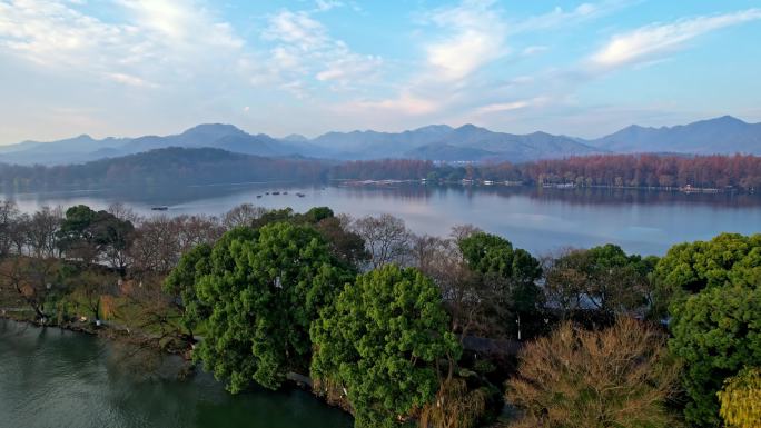 杭州西湖美景 水天一色