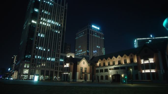 城市美术馆夜景