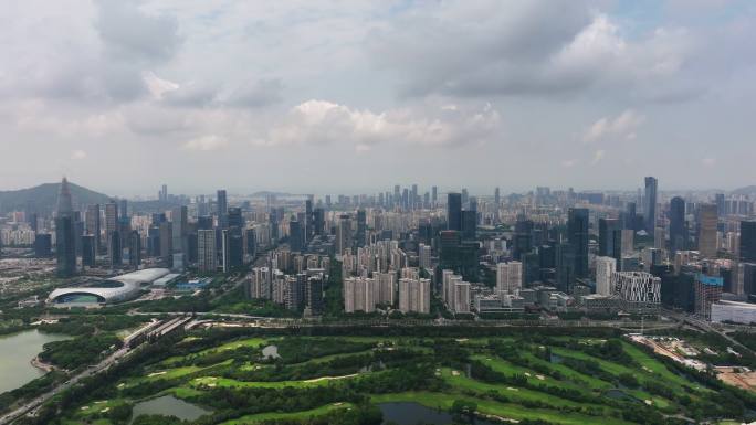 深圳南山后海粤海街道科技园蓝天白云延时