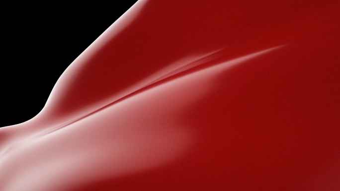 红绸缎飘带转场