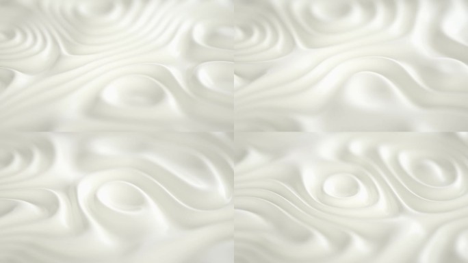 抽象创意牛奶液体三维动画
