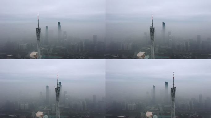 【4K可商用】广州平流雾4
