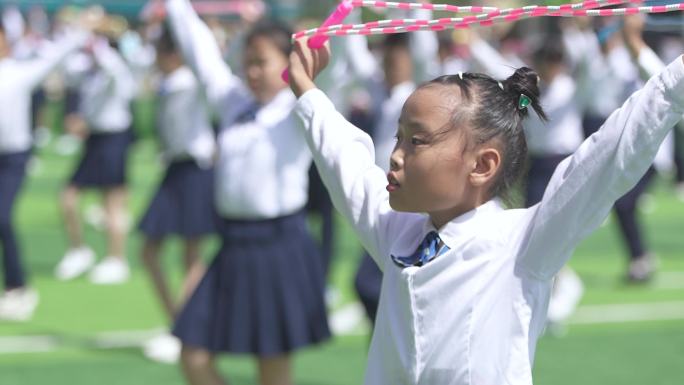 中学生队列出操