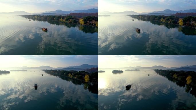 杭州西湖美景 水天一色