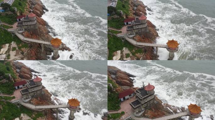 青岛小麦岛航拍