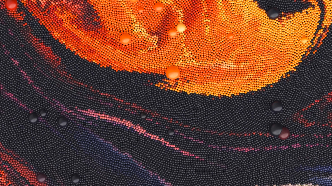4K 2组抽象颗粒流体艺术