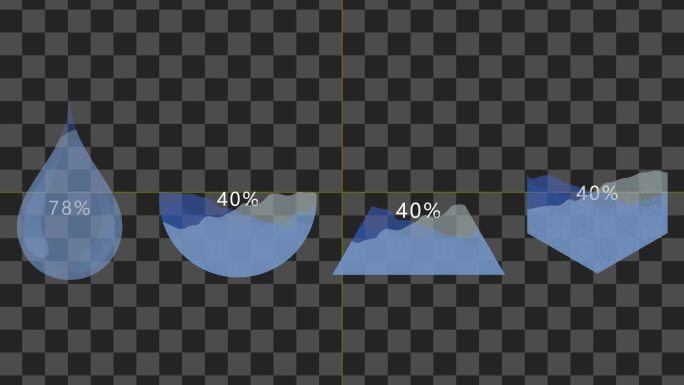 AE程序化液体图表填充动画