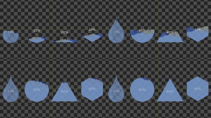 AE程序化液体图表填充动画