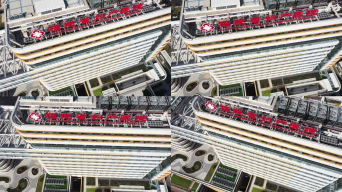 福建省妇产医院 医院大楼及标志环绕