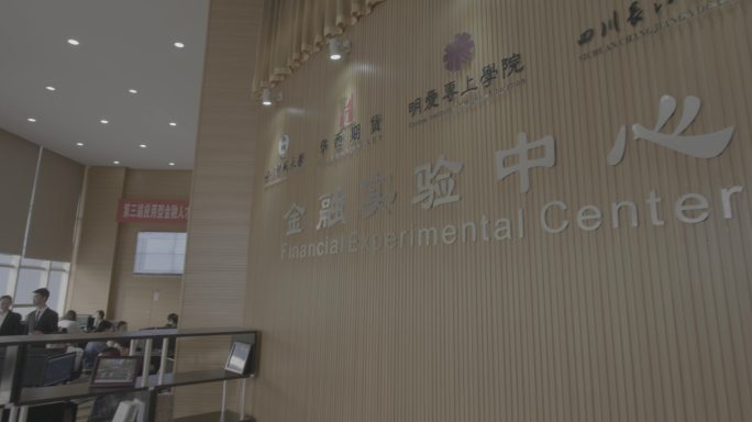 【4K灰度】大学金融实训中心大学实训