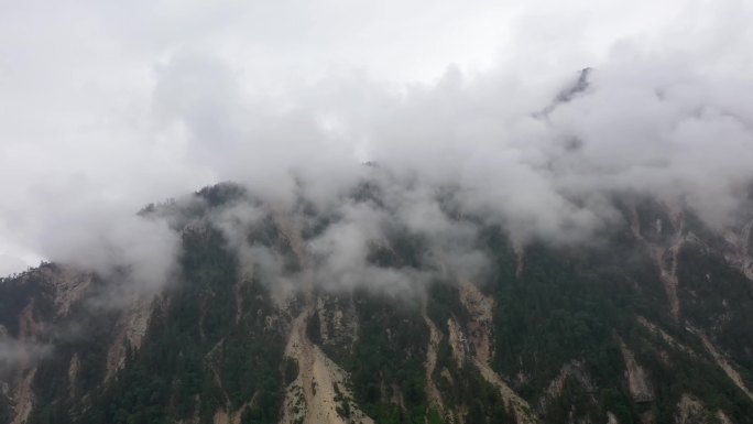 航拍四川阿坝原始林林（三）