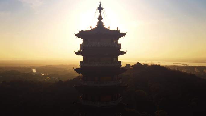 【4k原创】湖南岳阳圣安寺航拍