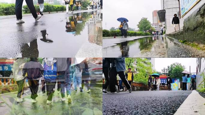 校园内雨景~1