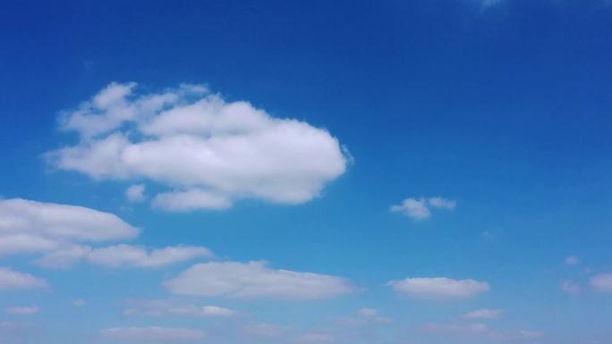 蓝天白云延时